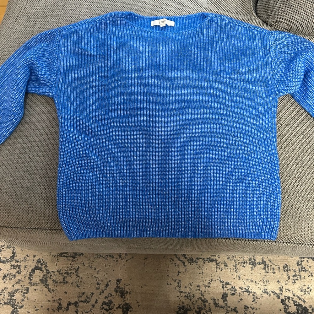 Blue Knit Sweater
